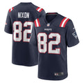 Tre Nixon New England Patriots    Game Jersey - Navy