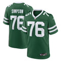 John Simpson New York Jets  Game Jersey - Legacy Green