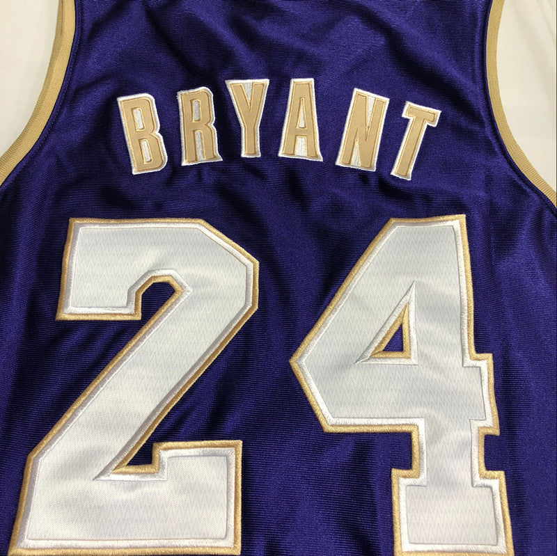 Kobe Bryant 2020 Hall of Fame Purple Fully Embroidered 24# Jersey