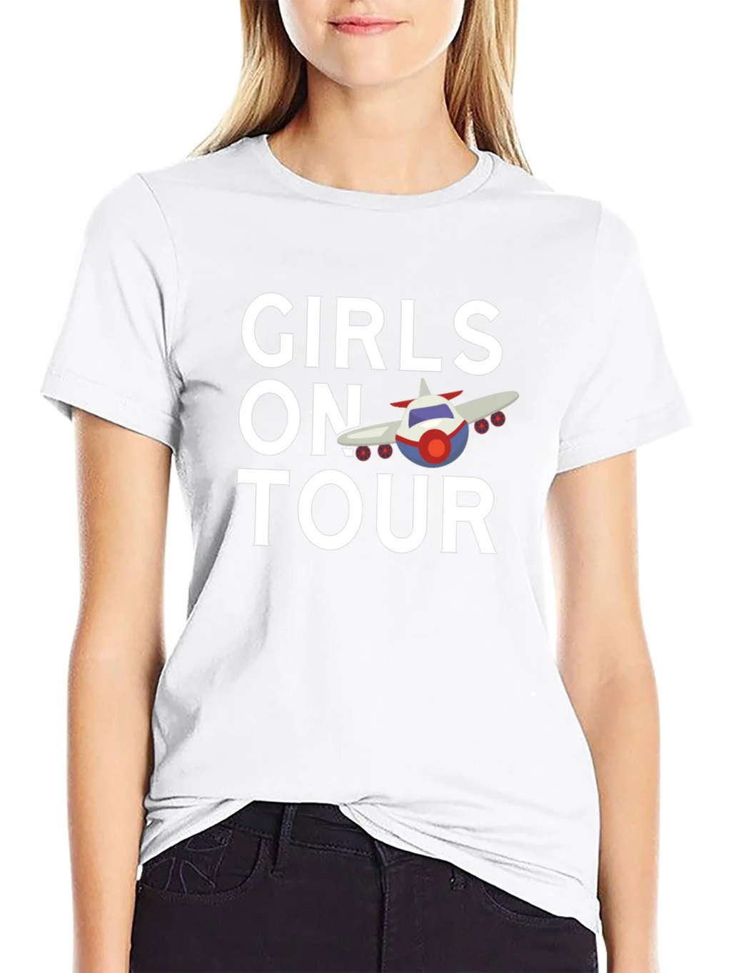 Girls on Tour T-Shirt | Airplane Design