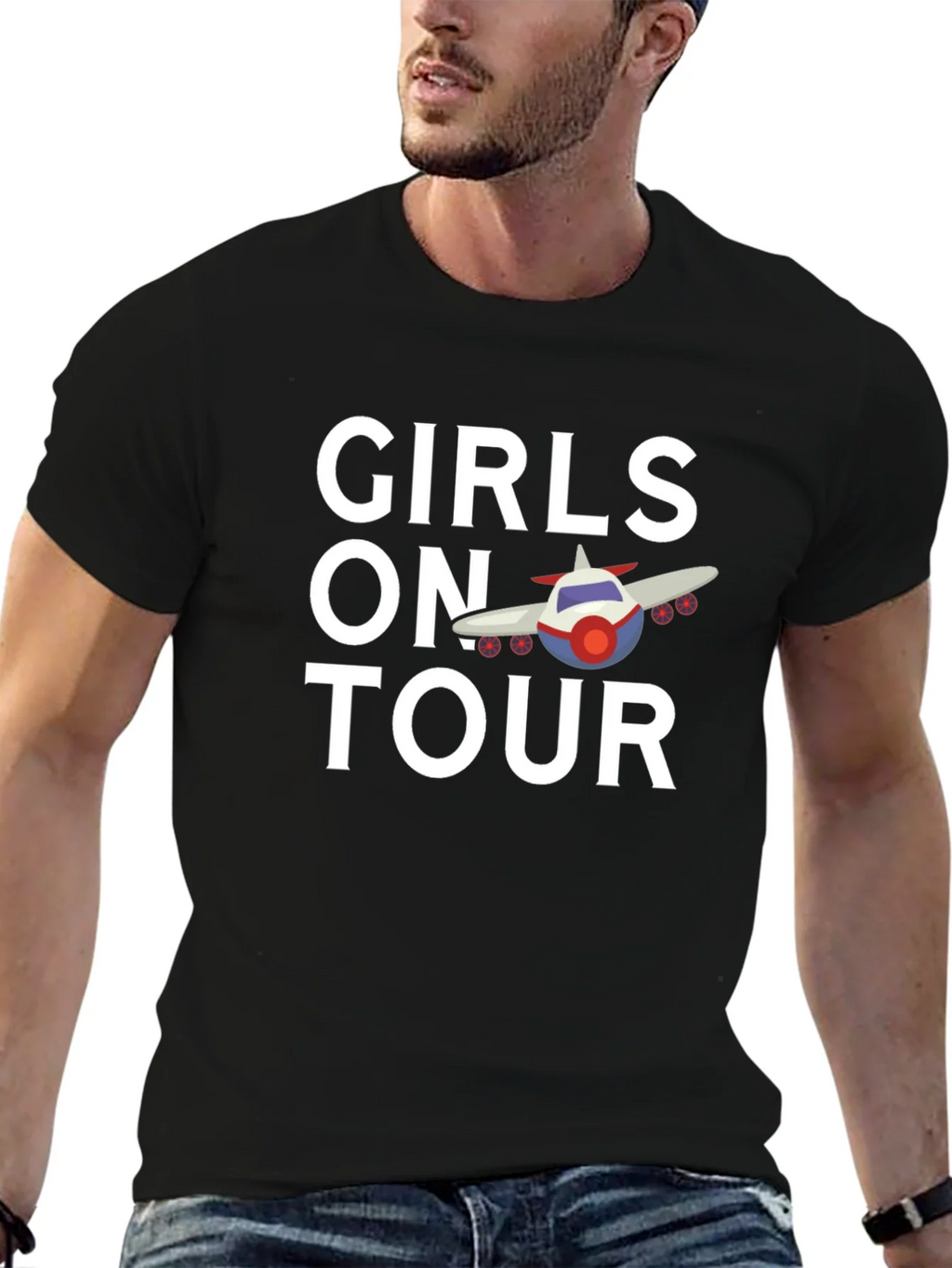 Girls on Tour T-Shirt | Airplane Design