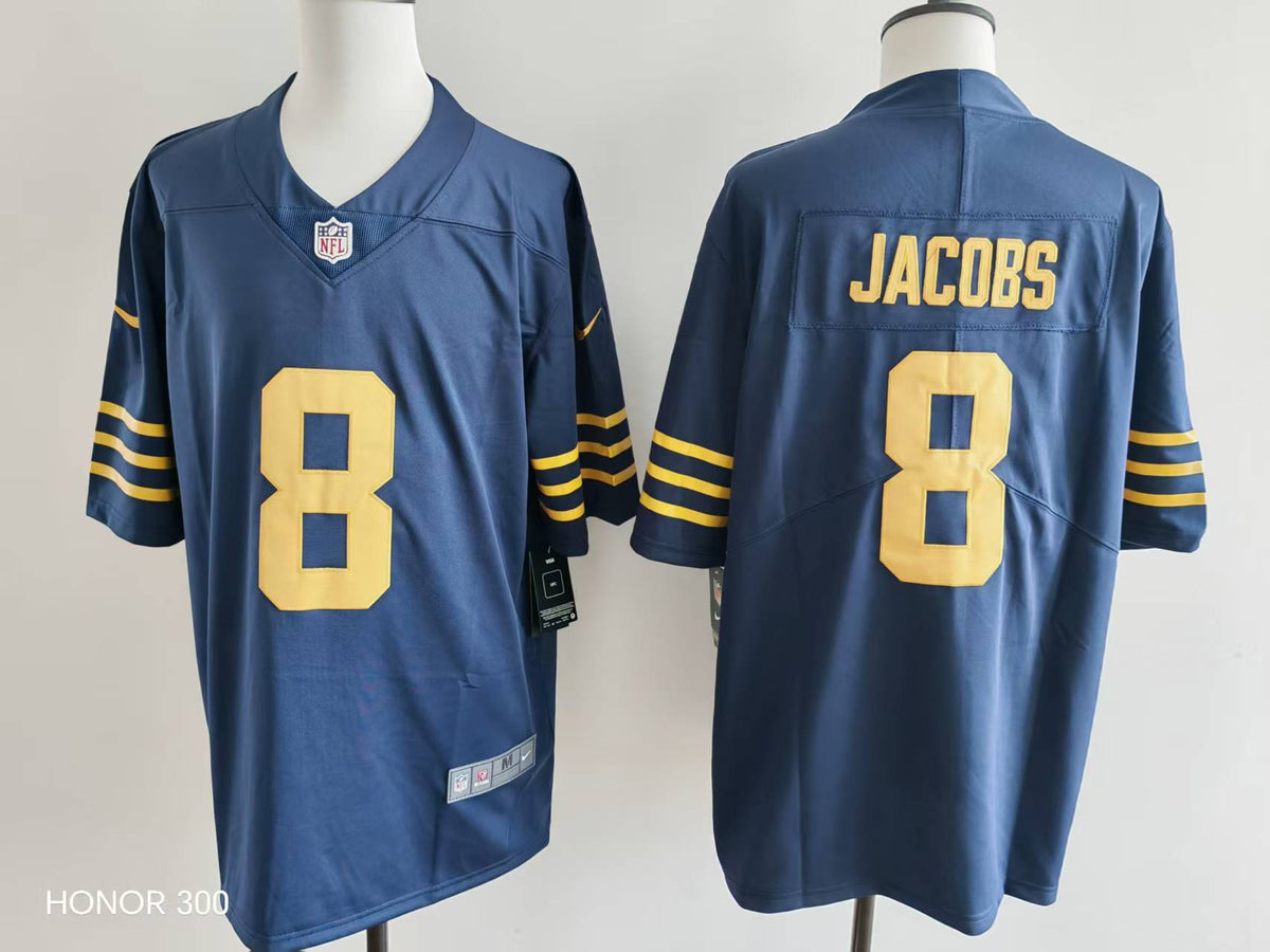Men's Green Bay Packers Josh Jacobs  Jersey #8