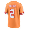 TB.Buccaneers #2 Emeka Egbuka Creamsicle Alternate 2 50th Season Game Jersey