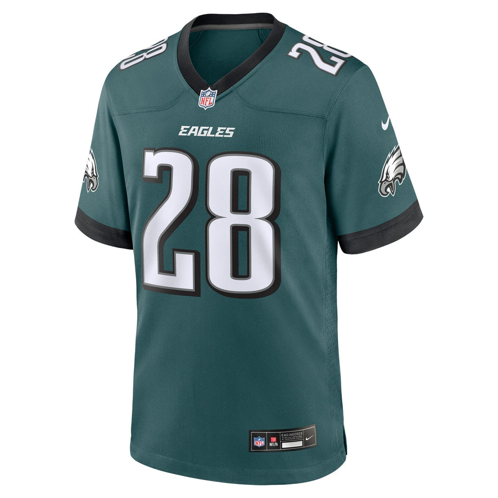 Will Shipley Philadelphia Eagles  Team Game Jersey - Midnight Green