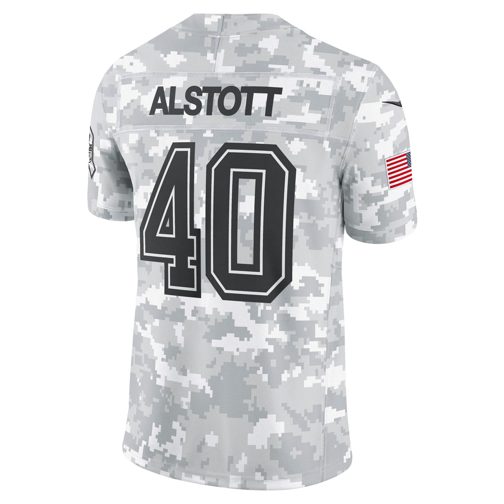 Mike Alstott Tampa Bay Buccaneers  2024 Salute to Service Retired   Limited Jersey - Arctic Camo