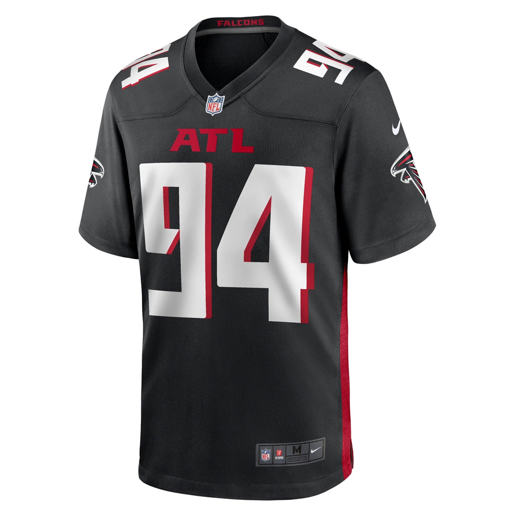 Albert Huggins Atlanta Falcons  Team Game Jersey -  Black
