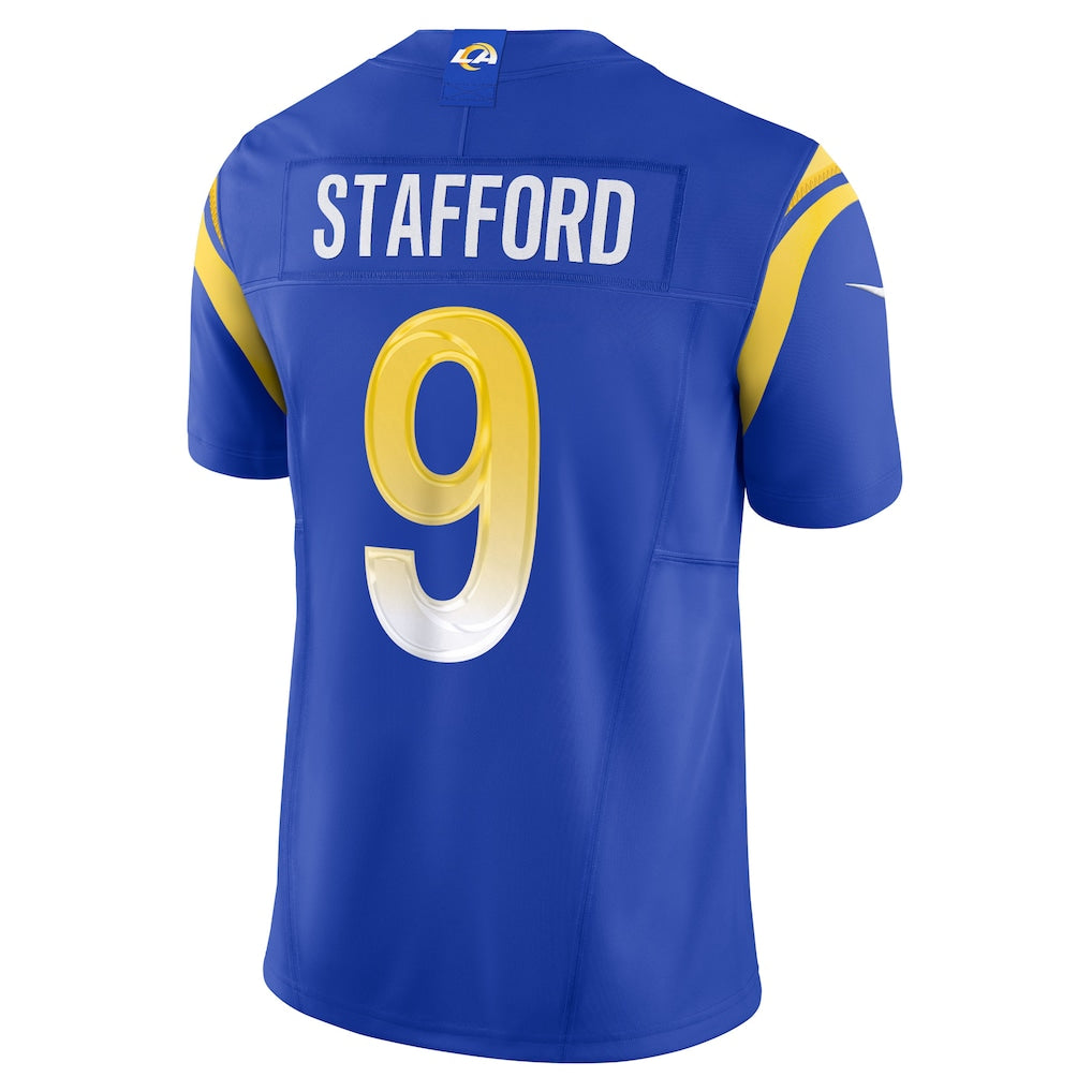 LA.Rams #9 Matthew Stafford Royal Vapor Limited Jersey