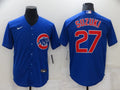Men's Chicago Cubs Seiya Suzuki Blue Replica Baseball Jersey