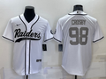 Men's Las Vegas Raiders Maxx Crosby White Player Jersey Joint Edition