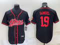 Men's San Francisco 49ers Deebo Samuel Black Game Jersey Joint Edition