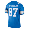 D.Lions #97 Aidan Hutchinson Blue Legend Player Performance Top Jersey