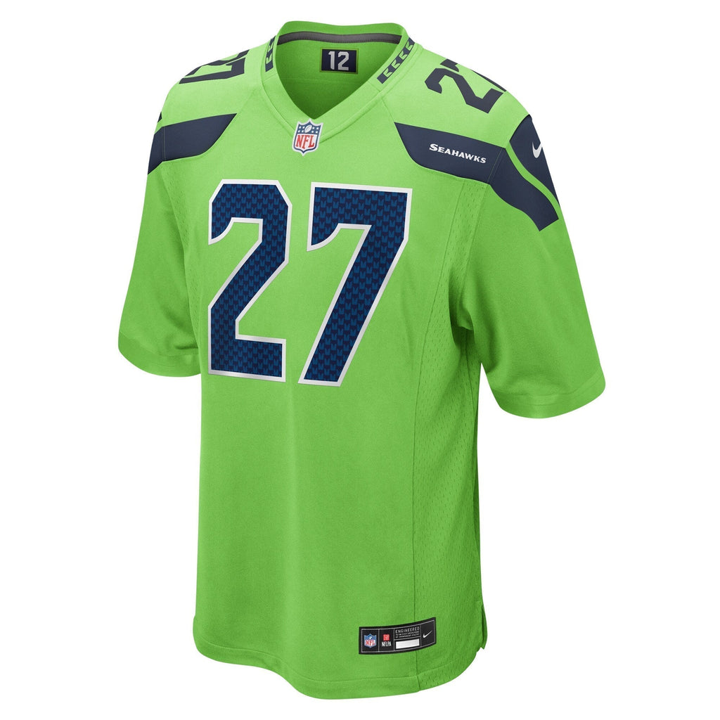 Tariq Woolen Seattle Seahawks   Game Jersey - Neon Green