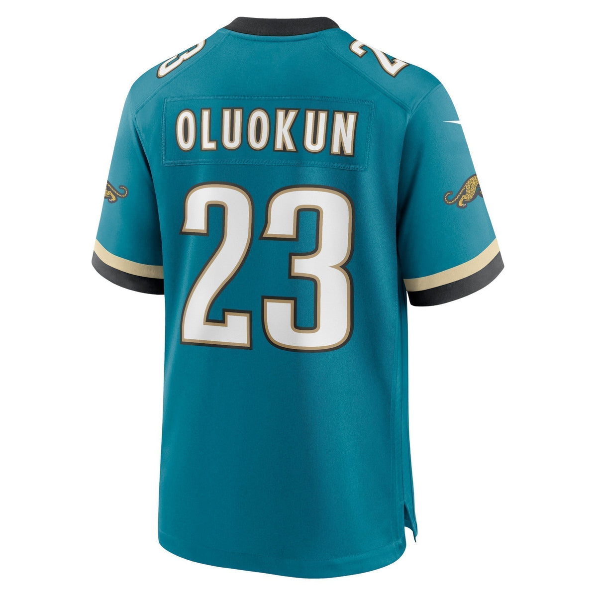 Foye Oluokun Jacksonville Jaguars  Prowler Throwback   Game Jersey - Teal