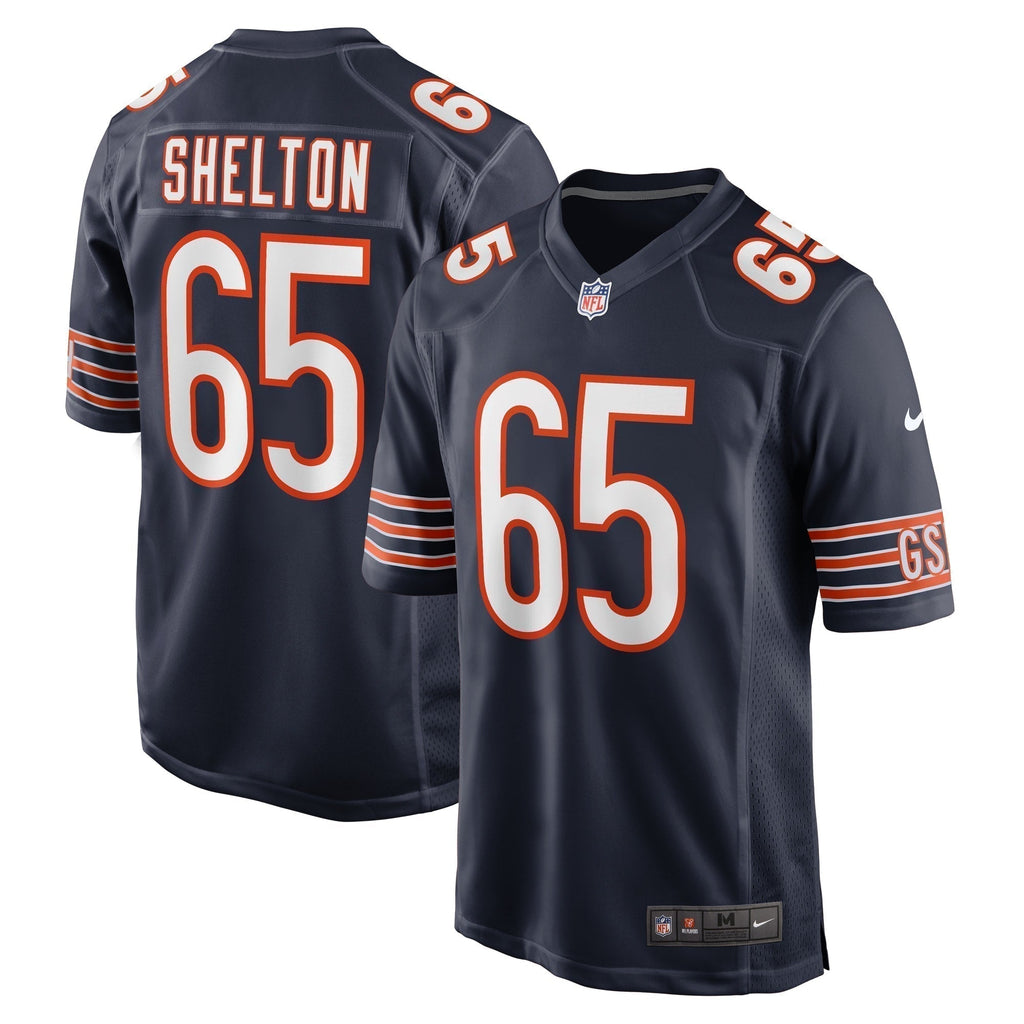Coleman Shelton Chicago Bears  Game Jersey -  Navy