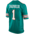 M.Dolphins #1 Tua Tagovailoa Aqua Alternate Game Jersey