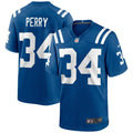 Joe Perry Indianapolis Colts  Game Retired   Jersey - Royal
