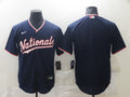Men's Washington Nationals Navy Alternate Replica Blank Jersey1