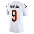 C.Bengals #9 Joe Burrow White Vapor Untouchable Limited Jersey