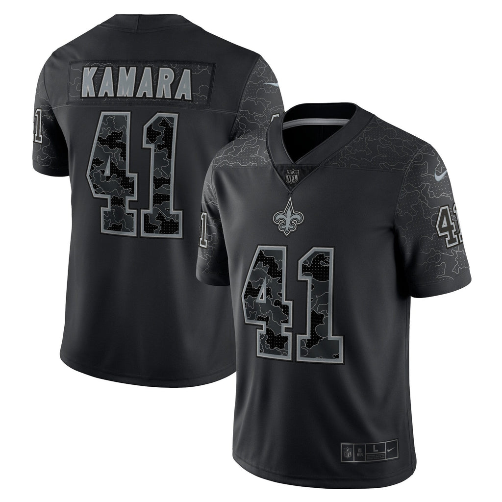 Alvin Kamara New Orleans Saints  RFLCTV Limited Jersey - Black