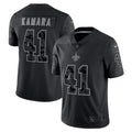 Alvin Kamara New Orleans Saints  RFLCTV Limited Jersey - Black