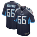 Chris Hubbard Tennessee Titans  Team Game Jersey -  Navy