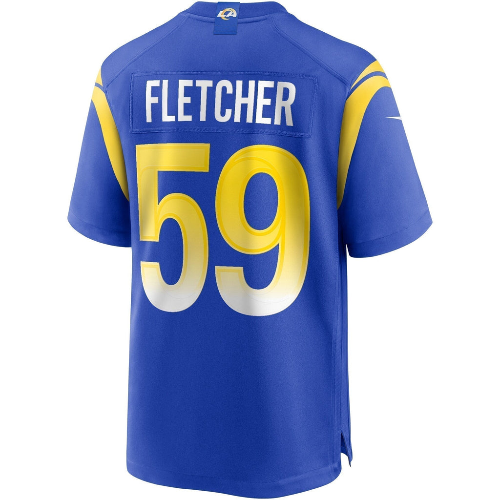 London Fletcher Los Angeles Rams  Game Retired   Jersey - Royal
