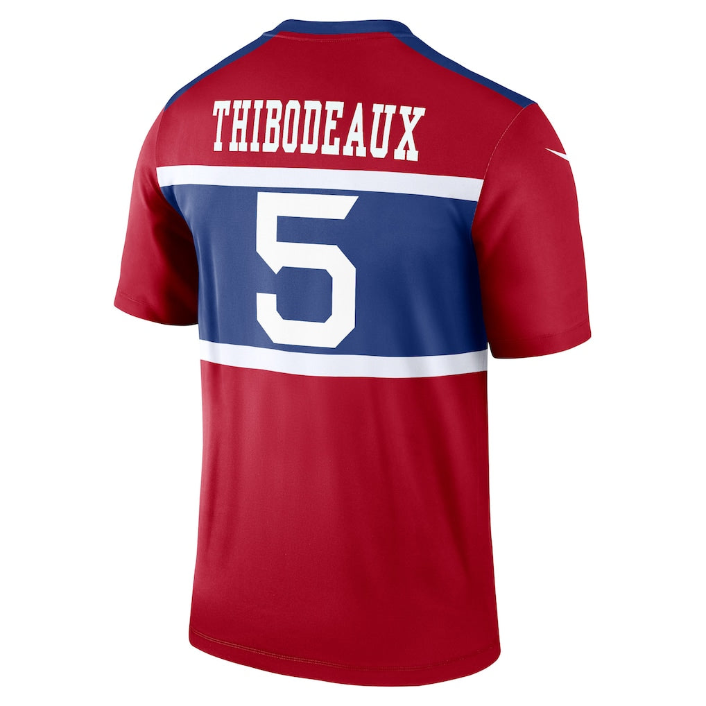 NY.Giants #5 Kayvon Thibodeaux Red Legend Player Performance Top Jersey