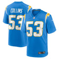 Chris Collins Los Angeles Chargers  Team Game Jersey -  Powder Blue