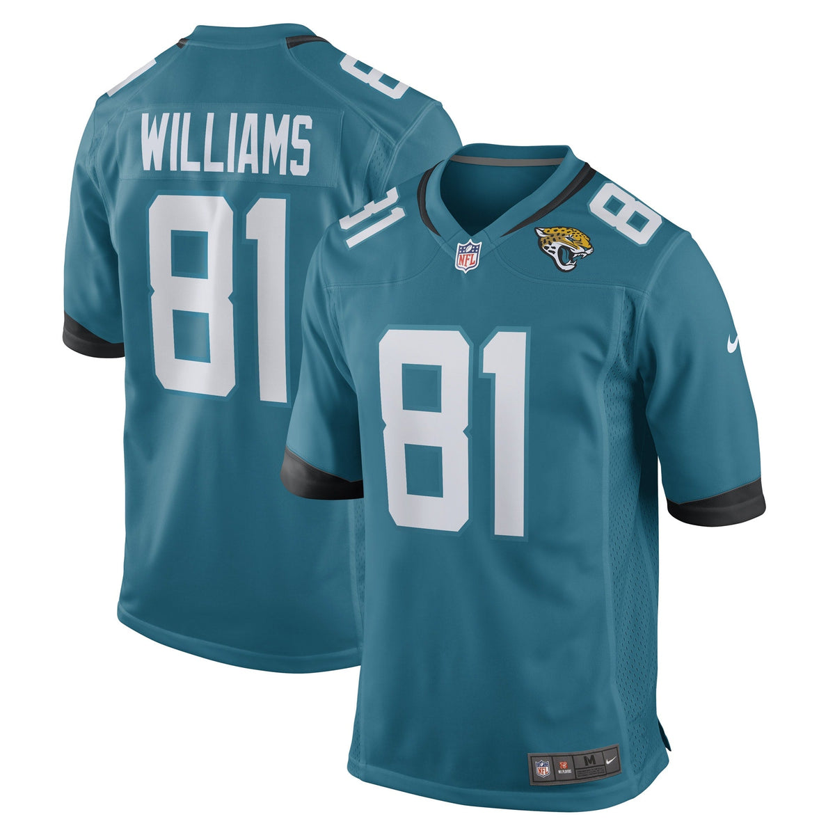 Seth Williams Jacksonville Jaguars  Game   Jersey - Teal