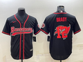 Men's Tampa Bay Buccaneers Tom Brady Black Game Player Jersey Joint Edition
