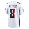 A.Falcons #8 Kyle Pitts Sr. White Game Jersey