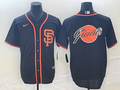 Men's San Francisco Giants Black Alternate Replica Team Jersey1