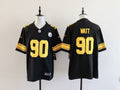Men's Pittsburgh Steelers T.J. Watt  Jersey -  Black-yellow numbers