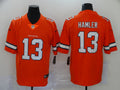 Men's Denver Broncos KJ Hamler Orange Game Player Jersey