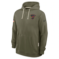 Men's Arizona Cardinals  Olive 2025 Salute to Service Sideline Standard Issue Dri-FIT Hoodie