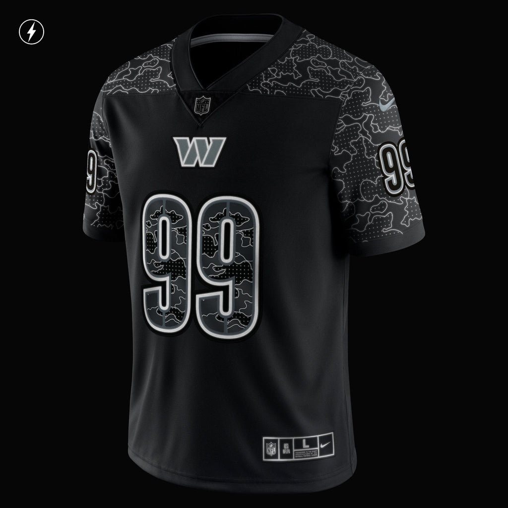 Chase Young Washington Commanders  RFLCTV Limited Jersey - Black