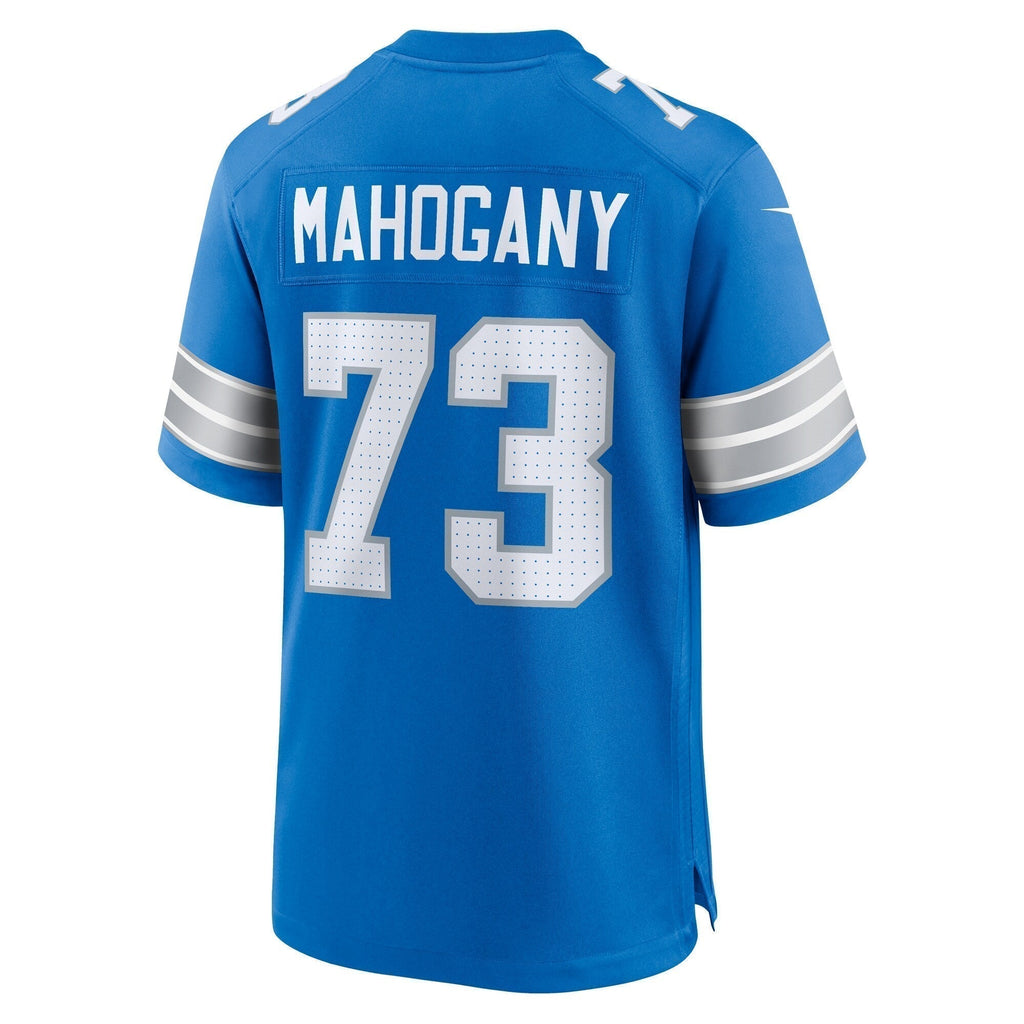 Christian Mahogany Detroit Lions  Team Game Jersey -  Blue