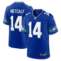 DK Metcalf Seattle Seahawks  Throwback   Game Jersey - Royal
