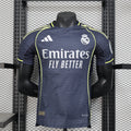2026 New Real Madrid Blue Away Player Jersey