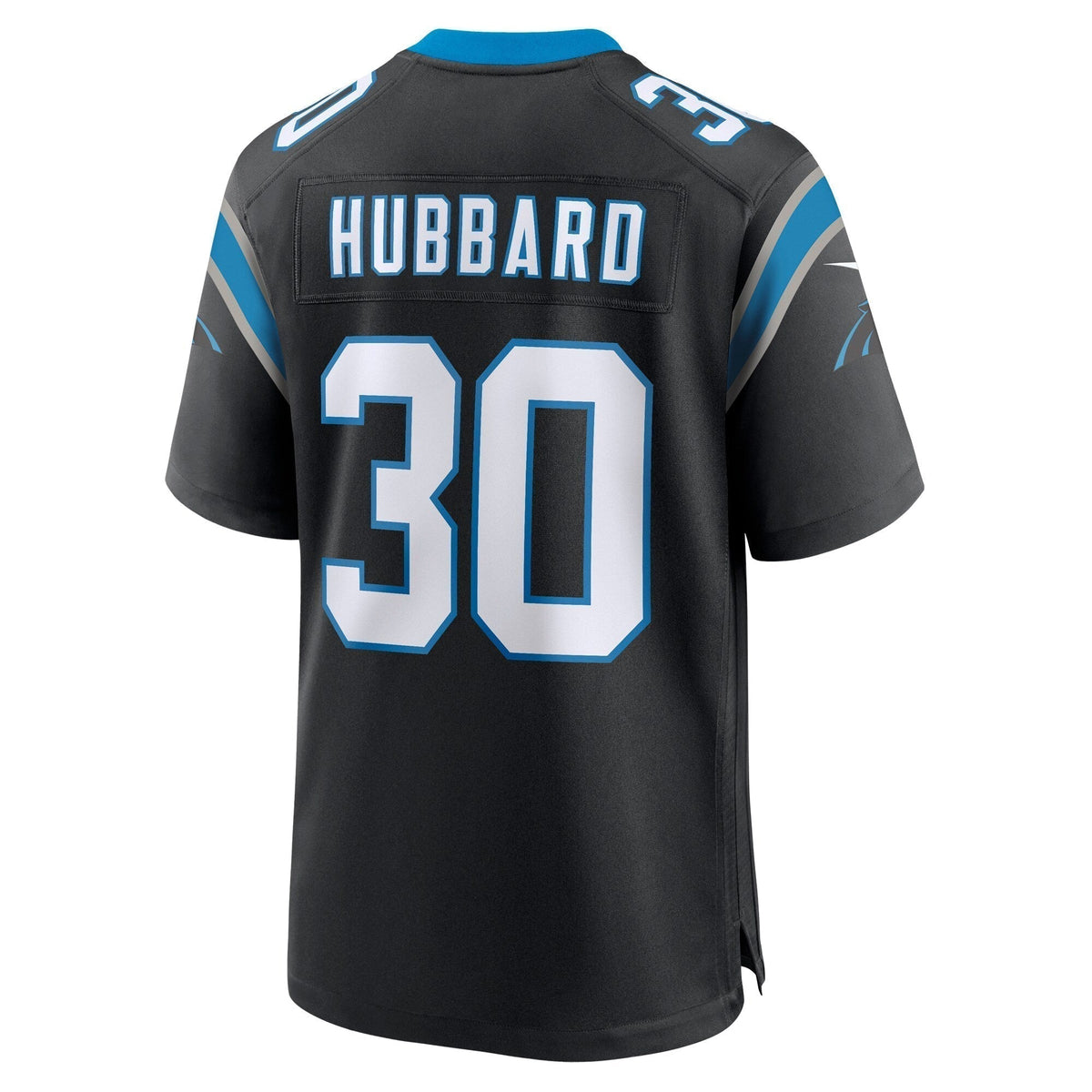 Chuba Hubbard Carolina Panthers Team Game Jersey - Black