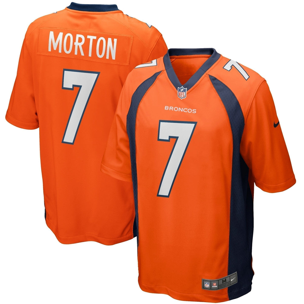 Craig Morton Denver Broncos  Game Retired   Jersey - Orange
