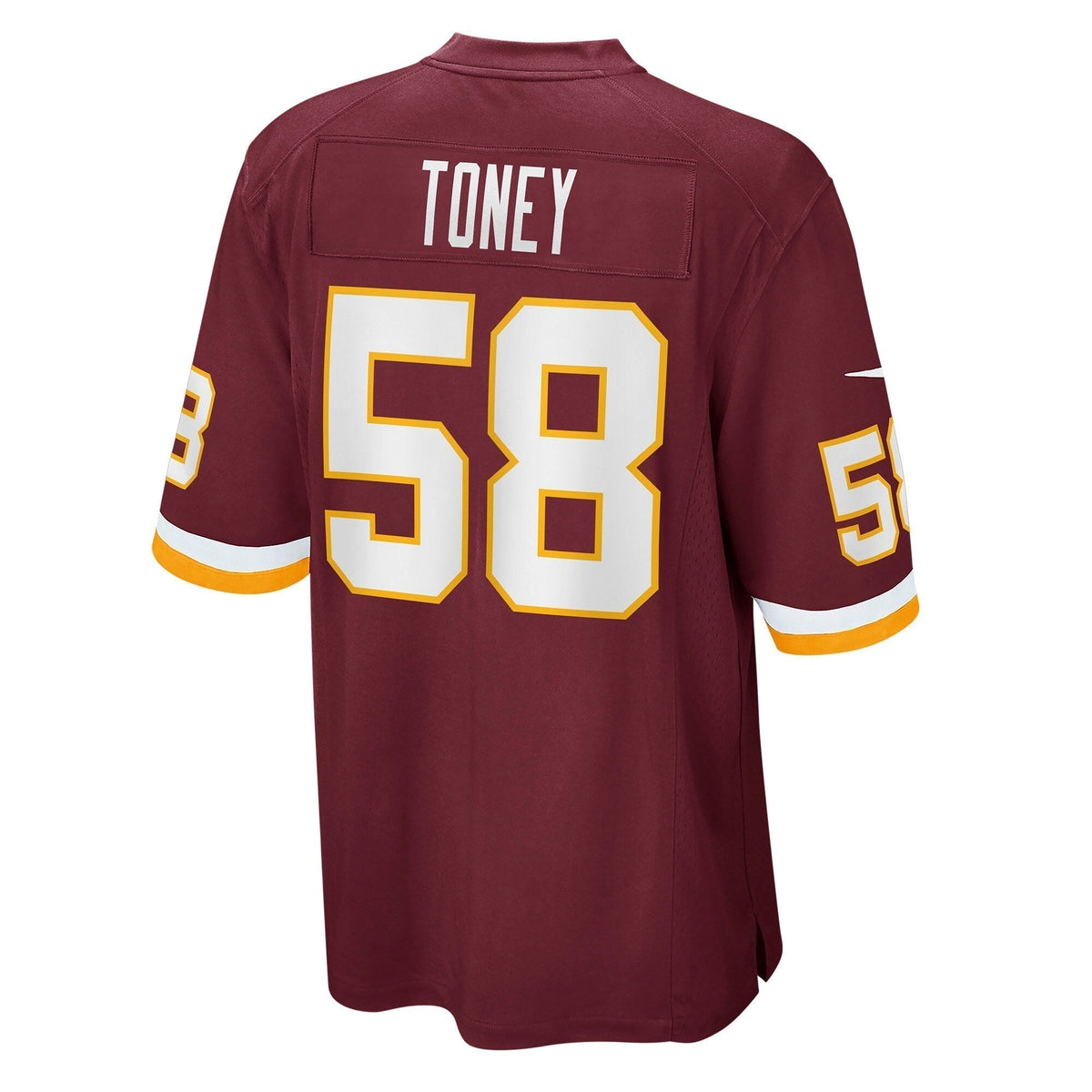 Shaka Toney Washington Football Team  Game Jersey - Burgundy