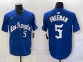 Men's Los Angeles Dodgers Freddie Freeman Royal Alternate Game Jersey
