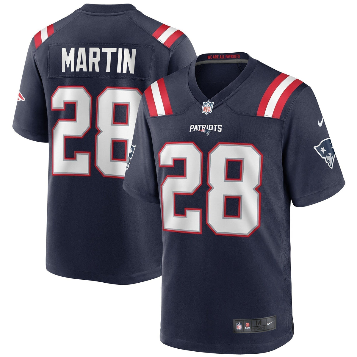 Curtis Martin New England Patriots  Game Retired   Jersey - Navy