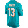 M.Dolphins #13 Dan Marino Aqua Game Retired Player Jersey