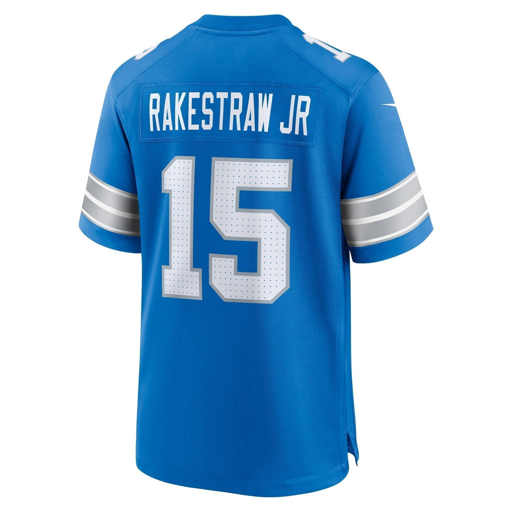 Ennis Rakestraw Jr. Detroit Lions  Team Game Jersey -  Blue