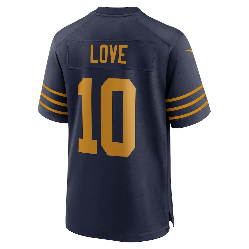 GB. Packers #10 Jordan Love Navy The 1923 Classic Game Jersey