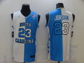 Men's North Carolina Tar Heels Michael Jordan #23 White/Blue Game Jersey