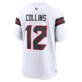 H.Texans #12 Nico Collins White Game Jersey