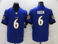 Men's Baltimore Ravens Patrick Queen Purple Game Player Jersey